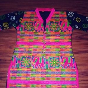 Handmade Indian tunic dress shirt